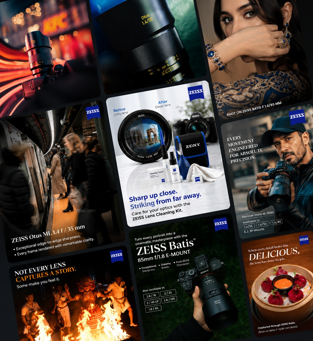 ZEISS Camera Lenses India campaign