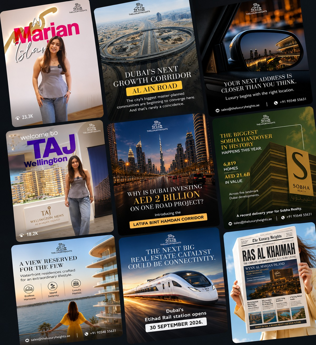 The Luxury Heights, UAE campaign