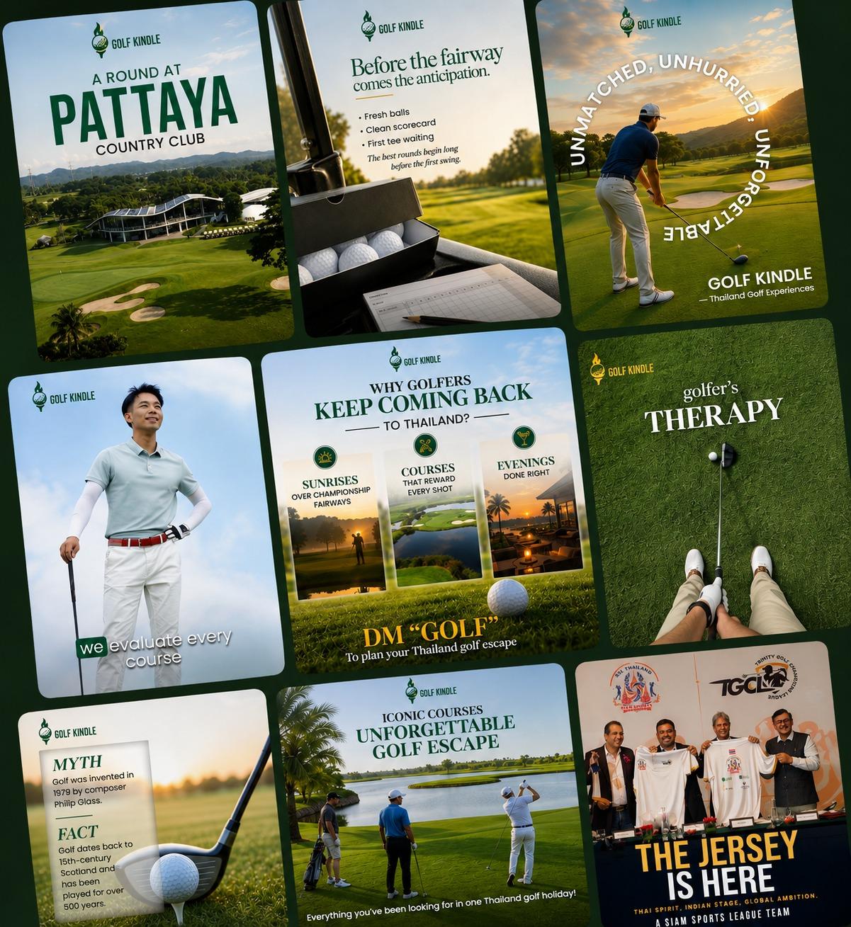 Golf Kindle, Thailand campaign